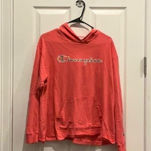 Champion, long sleeve hoodie, T-shirt